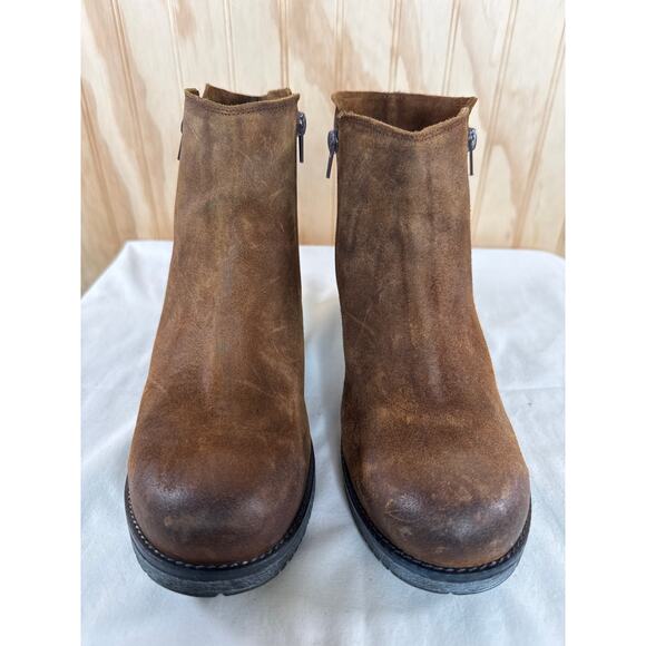 Naot Wander Bohemian Collection Brushed Seal Brown Leather Ankle Boots US 11 - Picture 13 of 13
